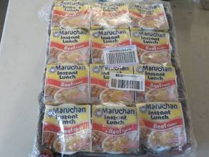 12 Maruchan Beef Instant Lunch...