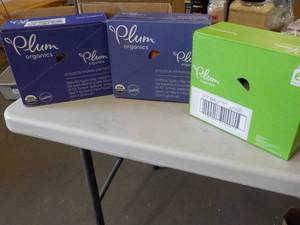 3 Boxes Plum Organics Tots Food be...