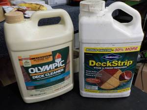 Olympic and Wolman Deck Strip and C...