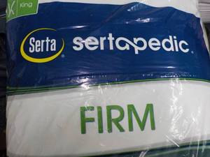 Serta king size firm pillow...