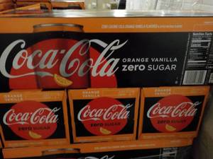 4 - 12 packs Coca Cola Orange Vanil...