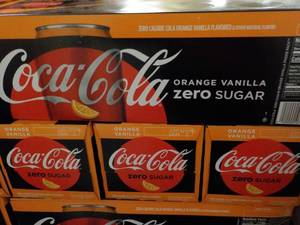 4 - 12 packs Coca Cola Orange Vanil...