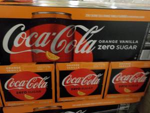 4 - 12 packs Coca Cola Orange Vanil...