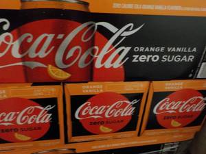 4 - 12 packs Coca Cola Orange Vanil...