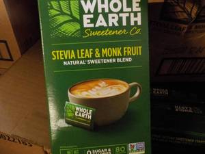 Case of 12 Boxes Whole Earth Stevia...