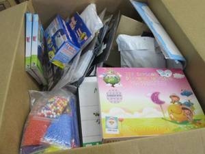 Box of Craft & Party Supplies...