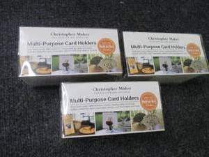 3 pks Multi-Purpose Card Holders...