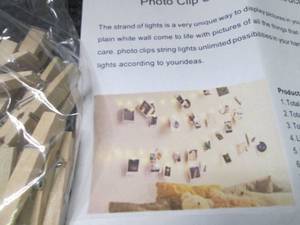 5 pks Photo Clip String Lights...