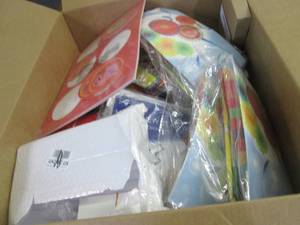 Box of Party Supplies...