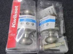 2 Kwikset Bed & Bath Entry Products...
