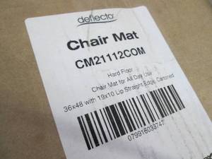 Deflecto EconoMat All Day Use Chair...