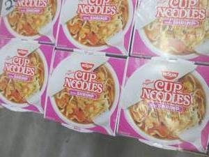 4- 6pks Cup Noodles w Shrimp past ...