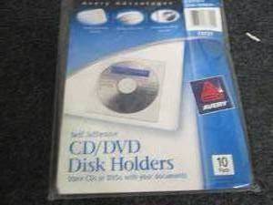 10 pks of Avery CDDVD Holders...