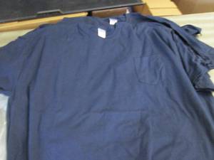 6- 3XL Navy Mens Gildan T-Shirts...
