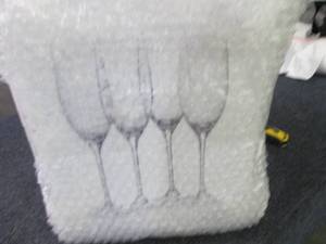4 Mikasa 8 oz Champagne Flutes...