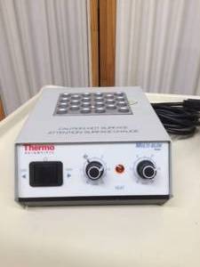 lot 25 image: Thermo Scientific Multi-Blok Heater Dry Bath Incubator and Vialmix Contrast Echocardiography Activation Unit - Both Great Working Condition