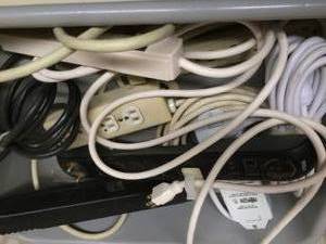 lot 34 image: Box of Power Strips Electrical Outlets