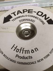 lot 39 image: Hoffman Tape-On Terminal Connectors and 2 New Packages Hickory Hardware P175020-W Side-Mount White Cabinet Drawer Slides