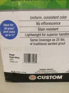 lot 46 image: Prism Ultimate Performance Cement Grout (Box of 2) - Open Boxes