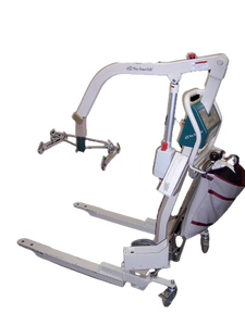 lot 2 image: WOWOW MSRP $6500 MCKESSON EZ WAY Easy Way Battery Powered Electric EZ Lift 600 lb Capacity Patient Loved One Transfer Lift With BATTERY, CHARGER, SLING & SCALE - GREAT WORKING CONDITION