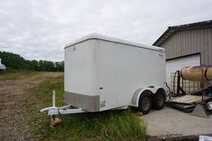 lot 4 image: 2006 CNMI Big Tex 12 Tandem Axle Enclosed Trailer