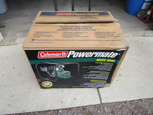 lot 27 image: (New) Coleman Powermate 4000w 8hp Generator