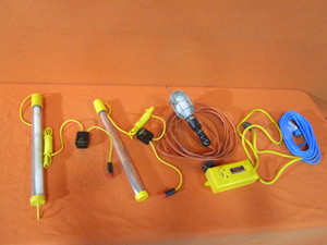 lot 51 image: Trouble Lights, GFI Chords, Extension Chords