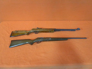 lot 149 image: Pellet Gun & .22 Rifle (missing lever action)