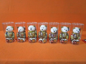 lot 168 image: Presidential Dollar Coin Bears George Washington, John Adams, Thomas Jefferson, James Madison, James Monroe, John Quincy Adams, Andrew Jackson