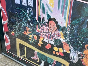 lot 66 image: Framed Matisse Poster Print
