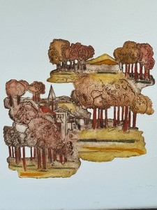 lot 78 image: Framed Art by by Jean Nantais