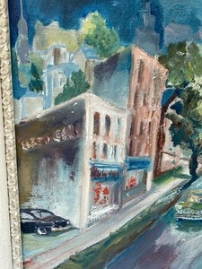 lot 104A image: Framed Oil on Board Painting