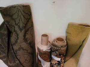 lot 109 image: Four Large Bolts of Upholstery Fabric