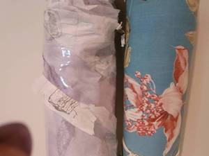lot 115 image: Variety of FabricsPlastic Yardage