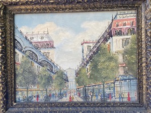lot 162 image: Framed Art Oil on Canvas
