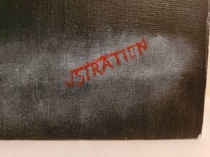 lot 183 image: Unframed  J. Strattion Painting on Canvas