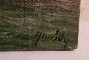 lot 191 image: Lovely Landscape Oil Painting