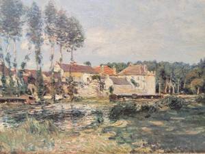lot 193 image: Lovely Gold-Framed Oil Painting - Unknown Artist
