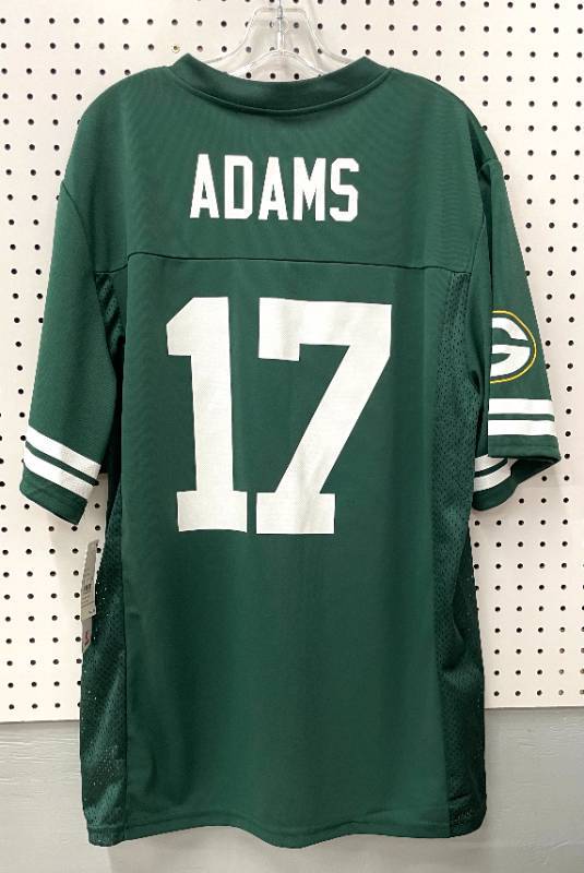 lot 7 image: NFL Green Bay Packers Davante Adams #17 Mens Football Jersey Size M