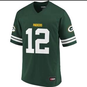 lot 1 image: NEW NFL Green Bay Packers Aaron Rodgers #12 Mens Football Jersey XL