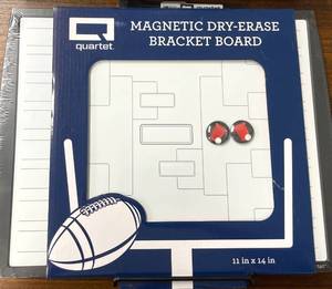 lot 26 image: Lot of 2 NFL Draft Dry Erase Marker Bracket Boards