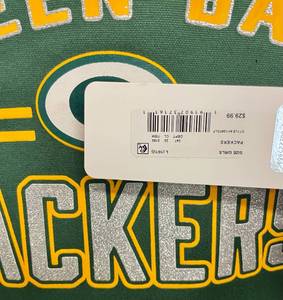 lot 44 image: NFL Green Bay Packers Youth Girls Hooded Sweatshirt Size L