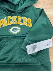 lot 61 image: GREEN BAY PACKERS Toddler Hooded Sweatshirt Size 18 Mo