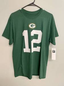 lot 70 image: NFL GREEN BAY PACKERS Aaron Rodgers #12 Mens Shirt Size M  
