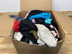 lot 90 image: GRAINGER APPROVED Cloth Rag, T-Shirt, Assorted, Varies, 25 lb