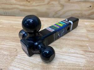 lot 33 image: TOWSMART Up to 10,000 lb. 1-78 in., 2 in, and 2-516 in. Ball Diameters Class III TriBall Adjustable Trailer Hitch Ball Mount