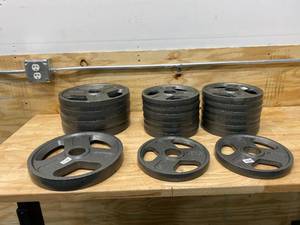 lot 23 image: WEIDER Olympic Weights