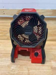 lot 112 image: MILWAUKEE M18 18-Volt Lithium-Ion Cordless Jobsite Fan (Tool-Only)
