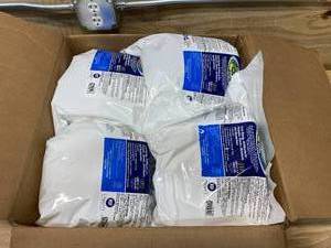lot 118 image: 2XL Case of 4-  Antibacterial Force Wipes, Bucket, 8 in x 6 in Sheet Size, Ready to UseConcentrated Ready to Use