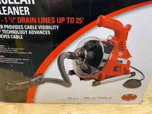 lot 72 image: RIDGID PowerClear Drain Cleaner